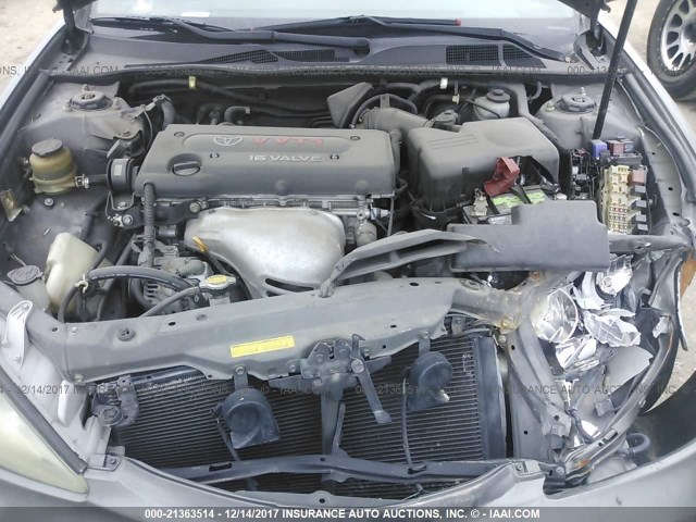 4T1BE32KX2U634546 - 2002 TOYOTA CAMRY LE/XLE/SE 灰色 照片 10