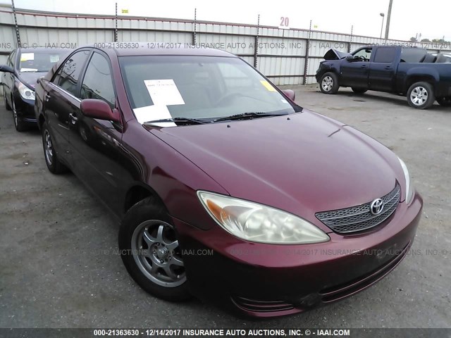 4T1BE32K94U346830 - 2004 TOYOTA CAMRY LE/XLE/SE RED photo 1