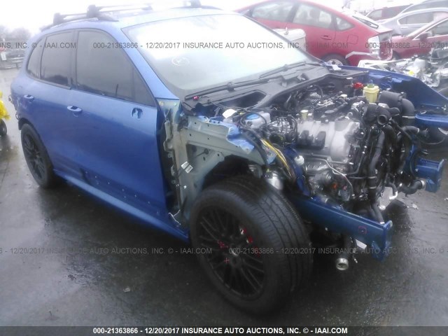 WP1AD2A21HLA83404 - 2017 PORSCHE CAYENNE GTS BLUE photo 1