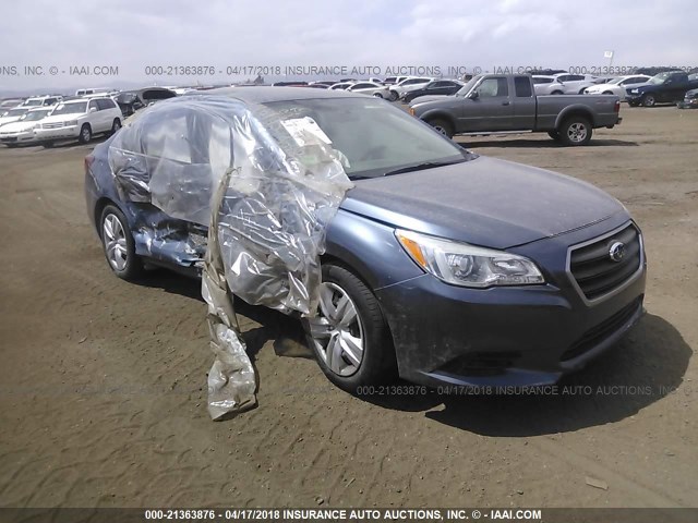 4S3BNBA61F3047764 - 2015 SUBARU LEGACY 2.5I BLUE photo 1