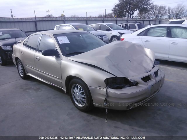 1G2NE52E35M105875 - 2005 PONTIAC GRAND AM SE GOLD photo 1