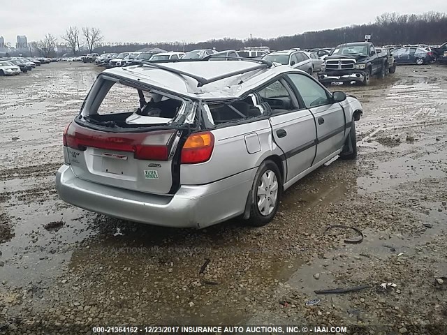 4S3BH635127300832 - 2002 SUBARU LEGACY L SILVER photo 4