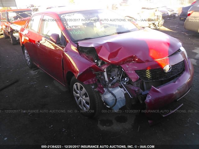 2T1BU4EEXAC282311 - 2010 TOYOTA COROLLA S/LE/XLE RED photo 6