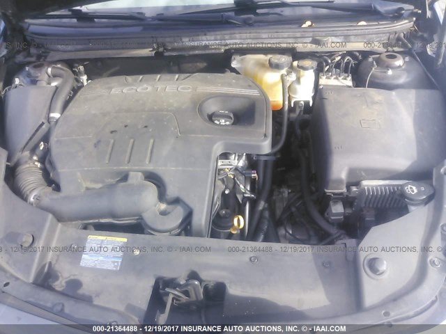 1G1ZA5EB7A4163565 - 2010 CHEVROLET MALIBU LS ნაცრისფერი ფოტო 10