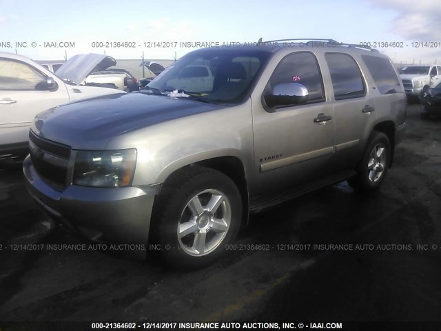 1GNFK13008R256160 - 2008 CHEVROLET TAHOE K1500 GRAY photo 2