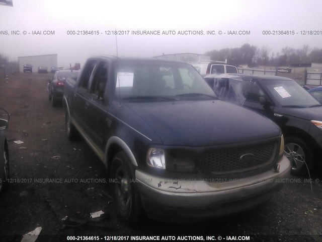 1FTRW07602KD39722 - 2002 FORD F150 SUPERCREW BLUE photo 6