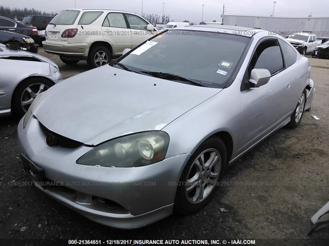 JH4DC54806S015664 - 2006 ACURA RSX SILVER photo 2