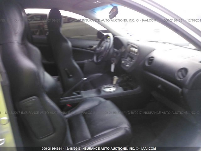 JH4DC54806S015664 - 2006 ACURA RSX SILVER photo 5