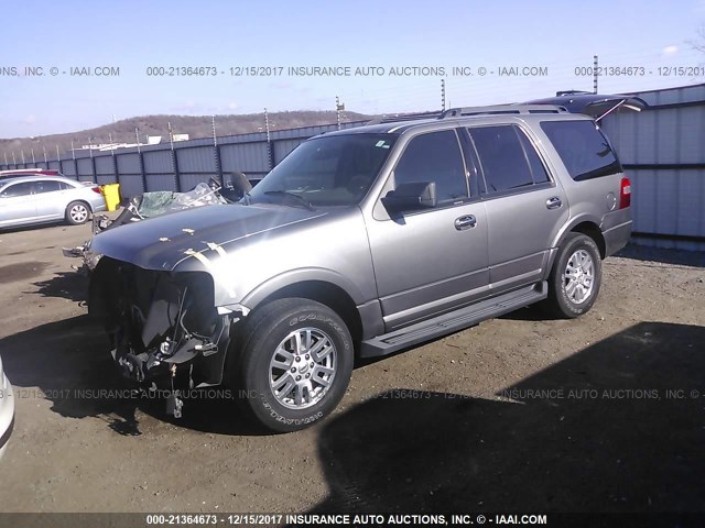 1FMJU1H58BEF06644 - 2011 FORD EXPEDITION XLT/KING RANCH GRAY photo 2