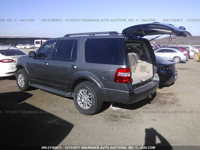 1FMJU1H58BEF06644 - 2011 FORD EXPEDITION XLT/KING RANCH GRAY photo 3