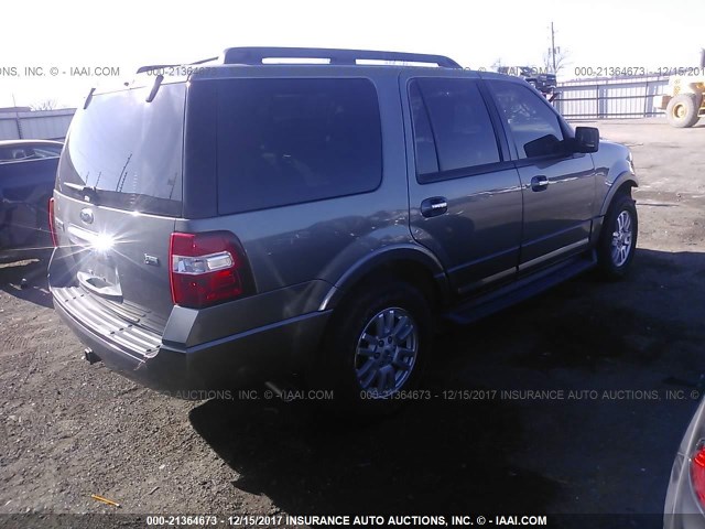 1FMJU1H58BEF06644 - 2011 FORD EXPEDITION XLT/KING RANCH GRAY photo 4