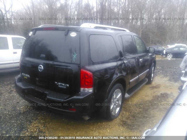 5N1BA0ND9DN611733 - 2013 NISSAN ARMADA SV/SL/PLATINUM BLACK photo 4