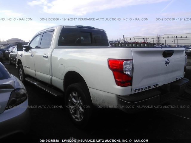 1N6BA1F41GN504539 - 2016 NISSAN TITAN XD SL/PRO-4X/PLAT RESERVE WHITE photo 3