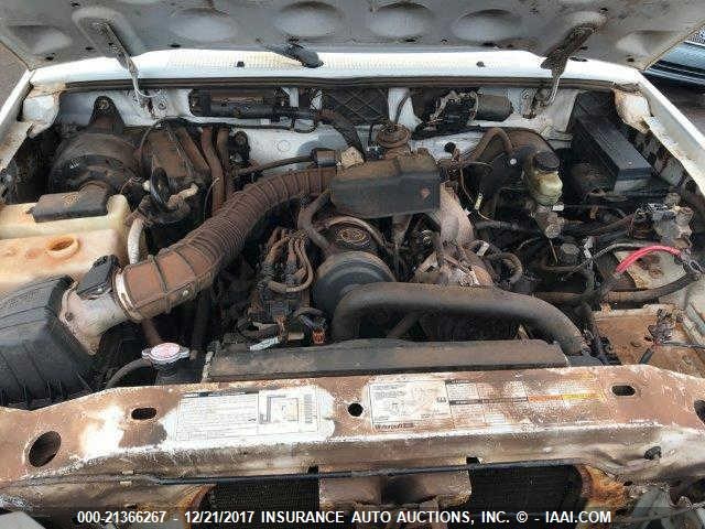 4F4YR12C9YTM34747 - 2000 MAZDA B2500 WHITE photo 10