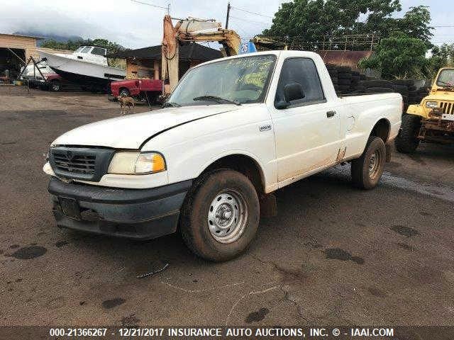 4F4YR12C9YTM34747 - 2000 MAZDA B2500 WHITE photo 2