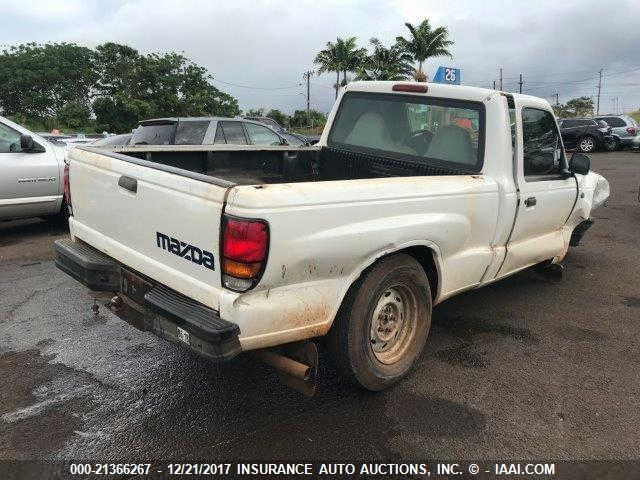 4F4YR12C9YTM34747 - 2000 MAZDA B2500 WHITE photo 4