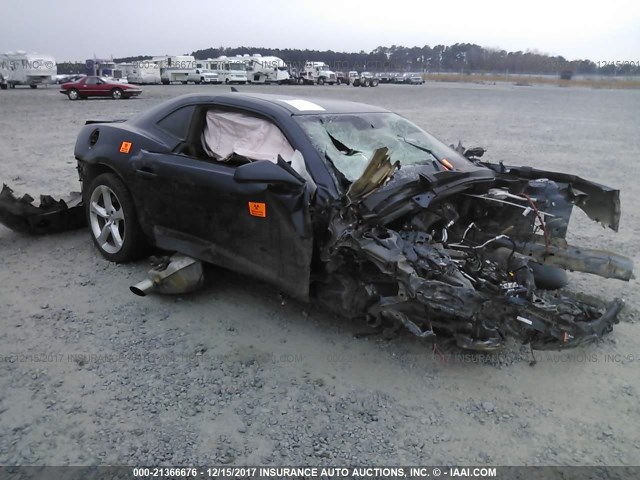 2G1FS1EW4D9179235 - 2013 CHEVROLET CAMARO SS BLACK photo 1