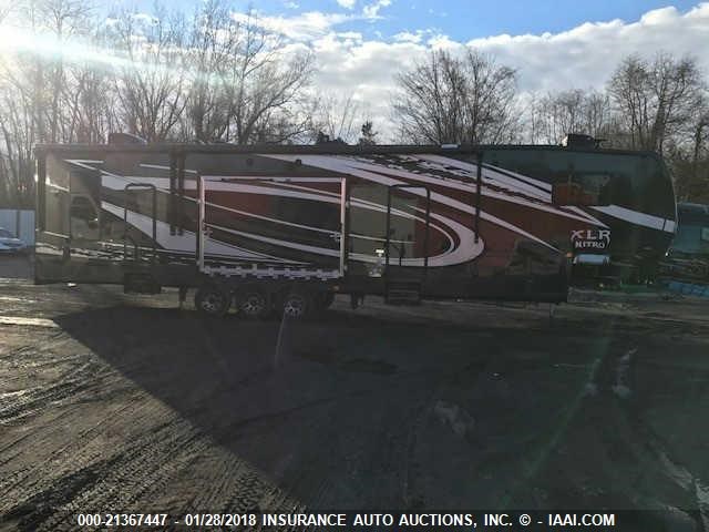 4X4FXL838HF163276 - 2017 FOREST RIVER XLR TOY HAULER  BLACK photo 7