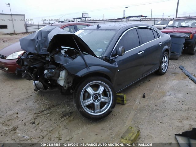 1G8ZV57B09F115781 - 2009 SATURN AURA XR GRAY photo 2