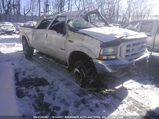 1FTSW31P33ED24216 - 2003 FORD F350 SRW SUPER DUTY WHITE photo 1