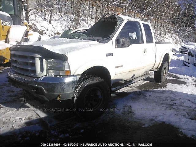 1FTSW31P33ED24216 - 2003 FORD F350 SRW SUPER DUTY WHITE photo 2