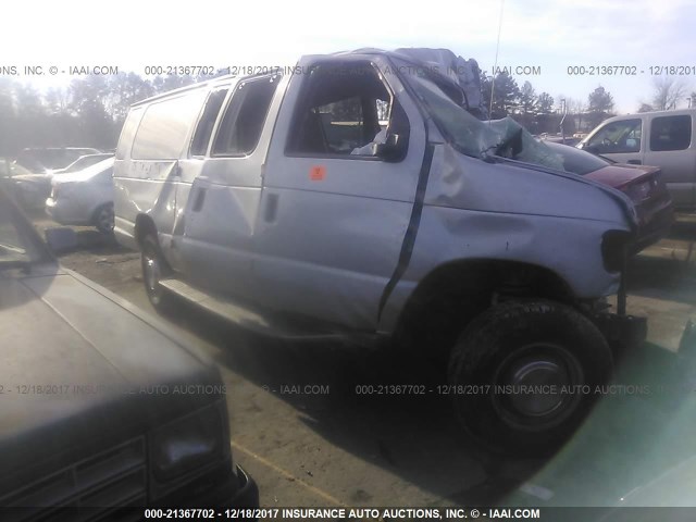 1FBSS31L85HB17156 - 2005 FORD ECONOLINE E350 SUPER DUTY WAGON SILVER photo 1