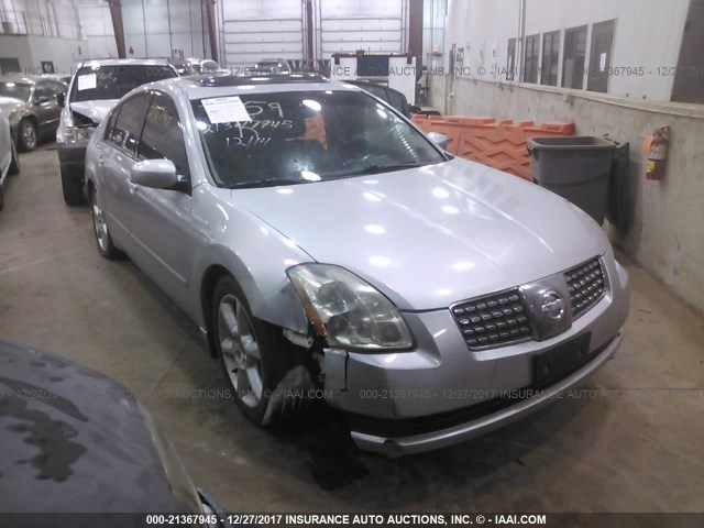 1N4BA41E26C851463 - 2006 NISSAN MAXIMA SE/SL SILVER photo 1