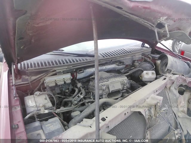 1FMPU15586LA59331 - 2006 FORD EXPEDITION XLT წითელი ფოტო 10