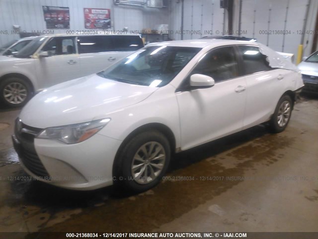 4T4BF1FK9GR566037 - 2016 TOYOTA CAMRY LE/XLE/SE/XSE თეთრი ფოტო 2