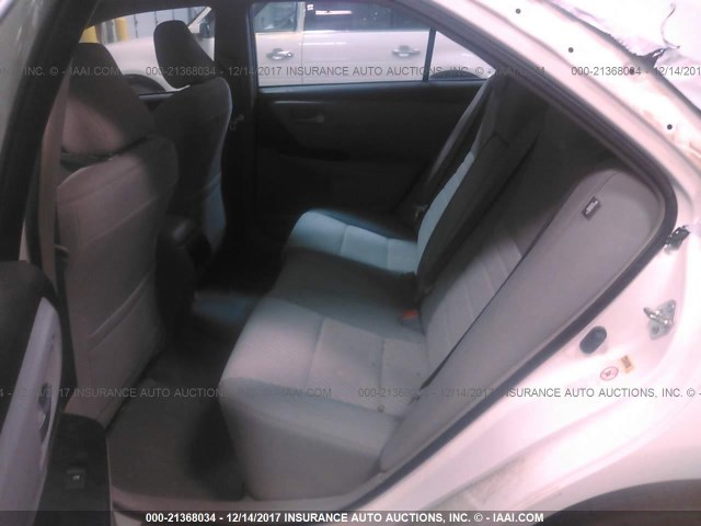 4T4BF1FK9GR566037 - 2016 TOYOTA CAMRY LE/XLE/SE/XSE თეთრი ფოტო 8