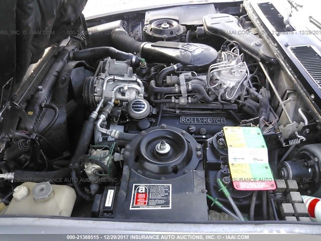 SCAZS02A3KCX27052 - 1989 ROLLS-ROYCE SILVER SPIRIT  SILVER photo 10