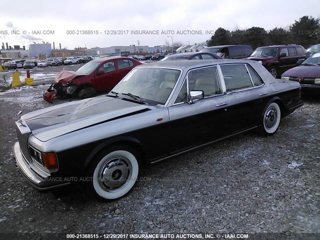 SCAZS02A3KCX27052 - 1989 ROLLS-ROYCE SILVER SPIRIT  SILVER photo 2
