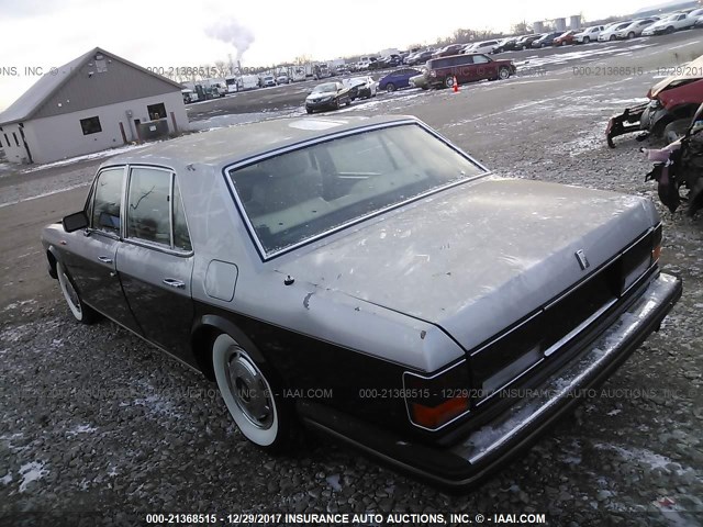 SCAZS02A3KCX27052 - 1989 ROLLS-ROYCE SILVER SPIRIT  SILVER photo 3