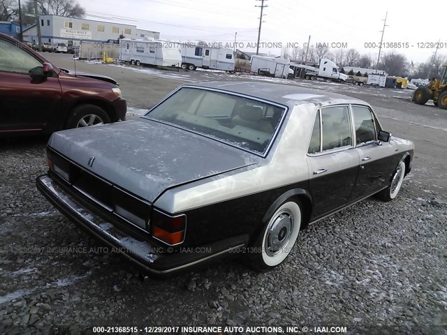 SCAZS02A3KCX27052 - 1989 ROLLS-ROYCE SILVER SPIRIT  SILVER photo 4