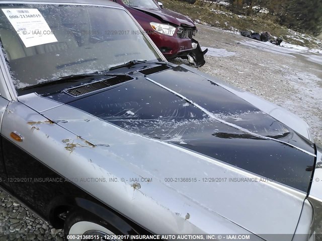 SCAZS02A3KCX27052 - 1989 ROLLS-ROYCE SILVER SPIRIT  SILVER photo 6