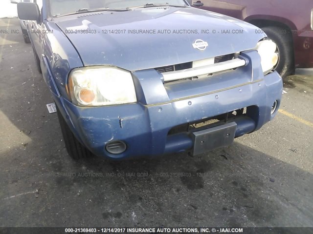 1N6DD26S71C356047 - 2001 NISSAN FRONTIER KING CAB XE BLUE photo 6