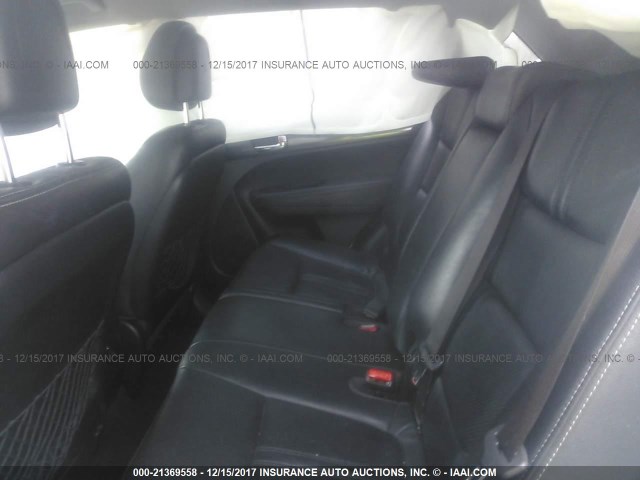 5XYKWDA20BG100711 - 2011 KIA SORENTO SX WHITE photo 8