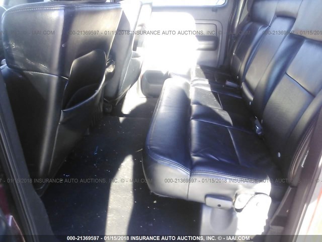 1FTPW14554KA93231 - 2004 FORD F150 SUPERCREW MAROON photo 8