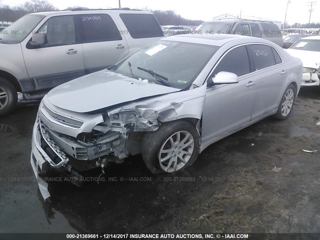 1G1ZE5E00CF259421 - 2012 CHEVROLET MALIBU LTZ 银色 照片 2