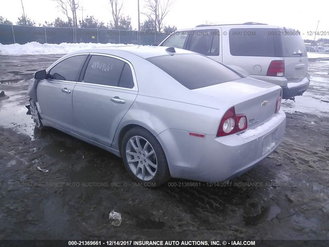 1G1ZE5E00CF259421 - 2012 CHEVROLET MALIBU LTZ 银色 照片 3