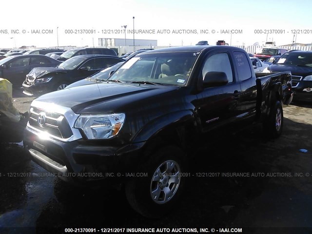 5TFUX4EN4FX037416 - 2015 TOYOTA TACOMA ACCESS CAB Қара фото 2