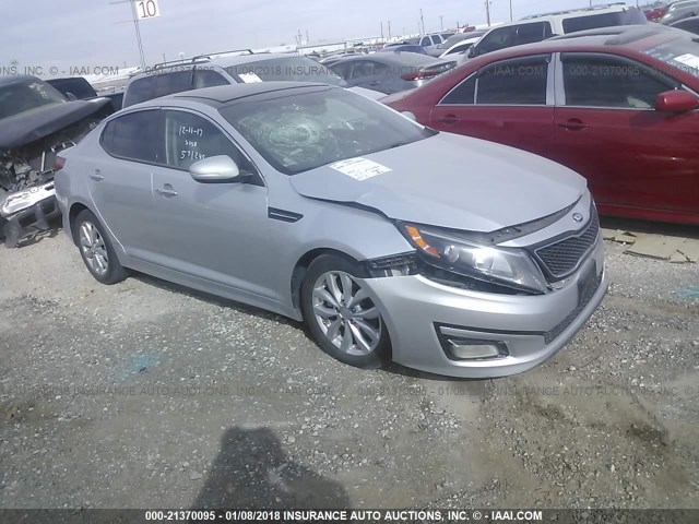 5XXGN4A78FG441014 - 2015 KIA OPTIMA EX SILVER photo 1