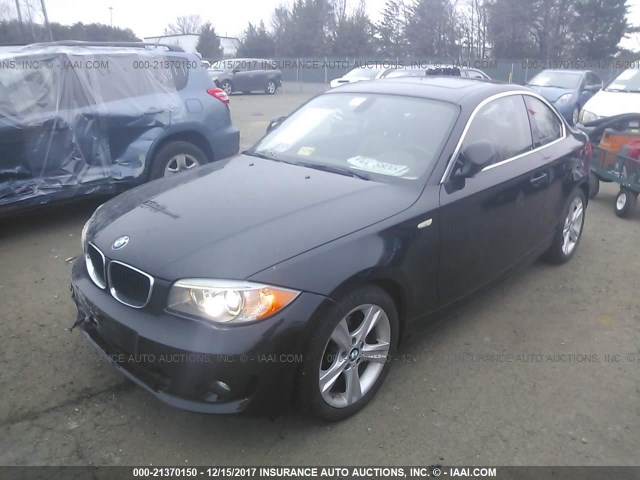 WBAUP7C59CVM55091 - 2012 BMW 128 I BLACK photo 2