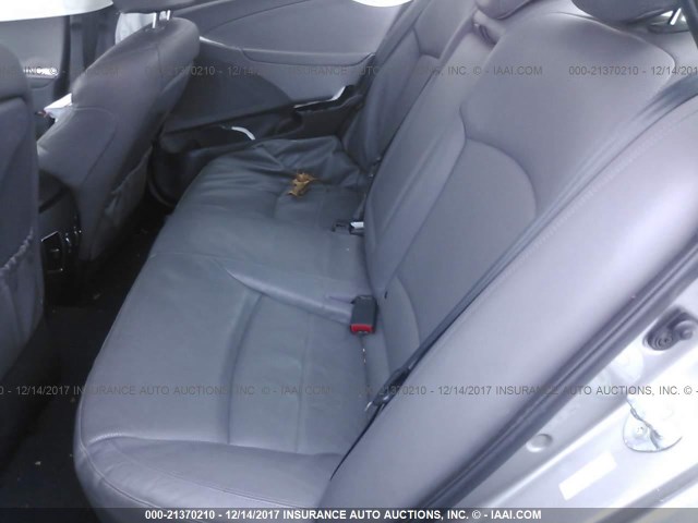 KMHEC4A44CA022521 - 2012 HYUNDAI SONATA HYBRID GRAY photo 8