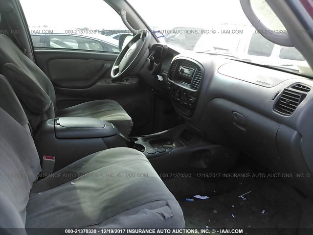 5TBET34176S512130 - 2006 TOYOTA TUNDRA DOUBLE CAB SR5 MAROON photo 5