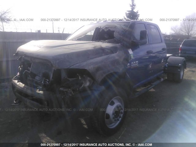 3C7WRNEL8HG707535 - 2017 DODGE 5500 4X4 CREWCAB  BLUE photo 2