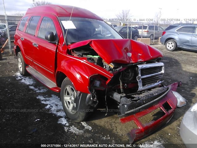 1D4HD58D25F564431 - 2005 DODGE DURANGO LIMITED RED photo 6