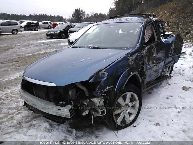 4S4BP61C087350629 - 2008 SUBARU OUTBACK 2.5I BLUE photo 2