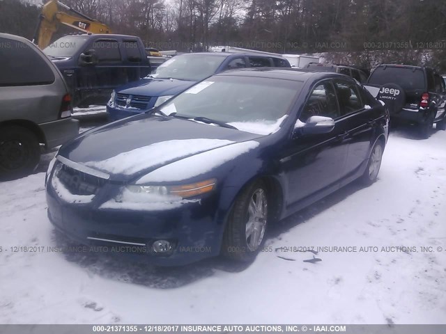 19UUA66277A043069 - 2007 ACURA TL BLUE photo 2