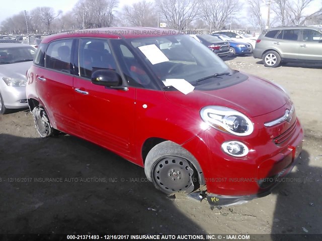 ZFBCFAAHXEZ028867 - 2014 FIAT 500L POP RED photo 1